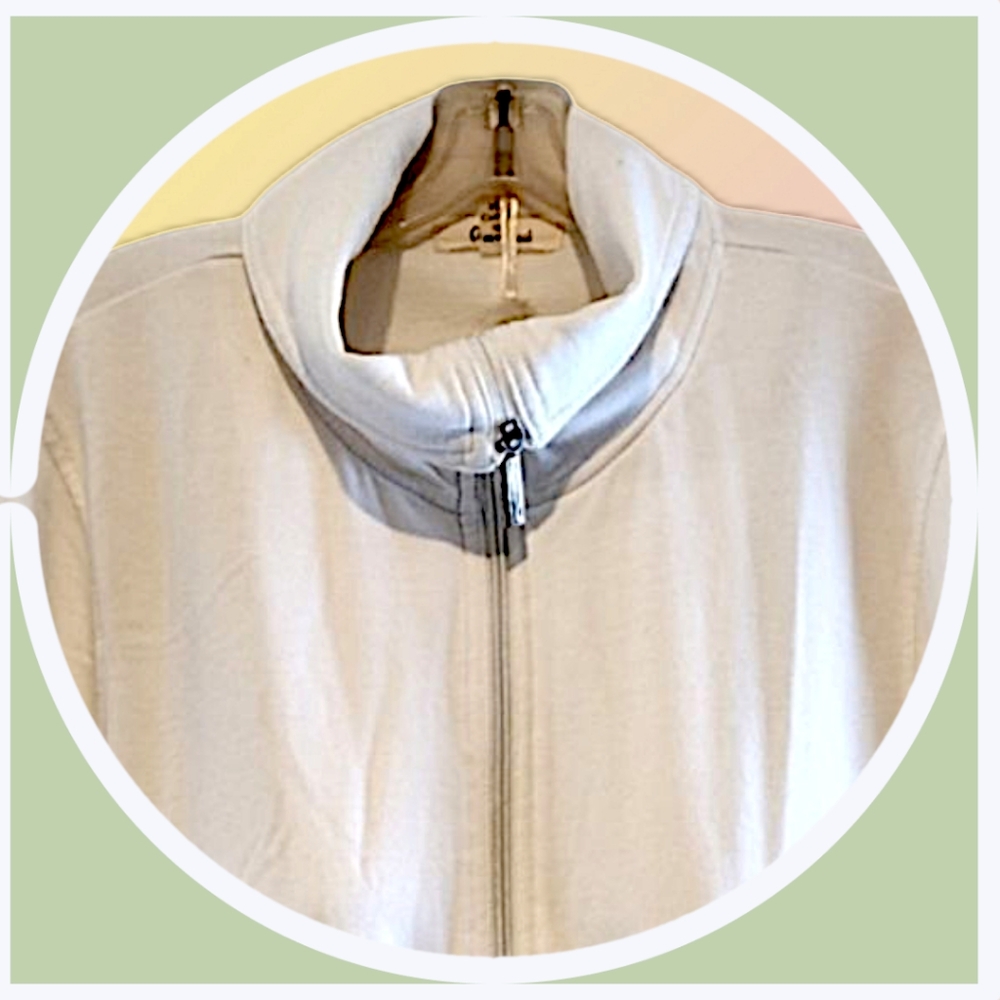 Sz XL Jacket with 2 Silver Tone Metal Accent Functional Front Pockets - Picture 11 of 16